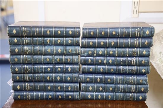 Scott, The Waverley Novels, A & C Black, London 1897, 25 vols, half-calf and marbled boards and sundry bindings,